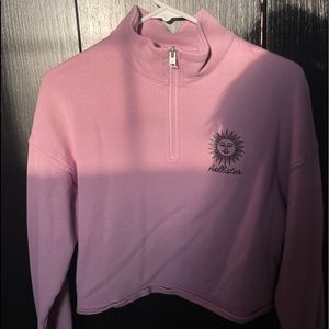 Cropped hollister sweatshirt